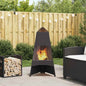 Fogueira Marrom 50 x 50 x 95 cm Aço Corten