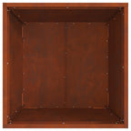 Hoguera Marrón 50 x 50 x 38 cm Acero autopatinable
