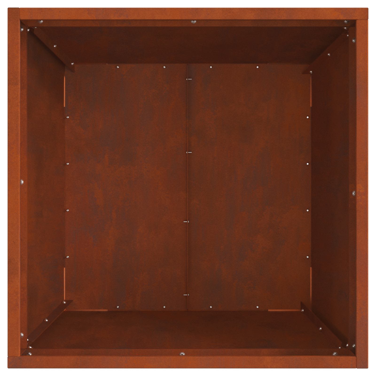 Hoguera Marrón 50 x 50 x 38 cm Acero autopatinable