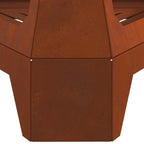 Hoguera Marrón 50 x 43 x 52 cm Acero autopatinable