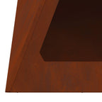 Hoguera Marrón 50 x 50 x 51 cm Acero autopatinable