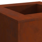 Hoguera Marrón 60 x 60 x 30 cm Acero autopatinable