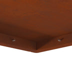 Hoguera Marrón 60 x 60 x 30 cm Acero autopatinable