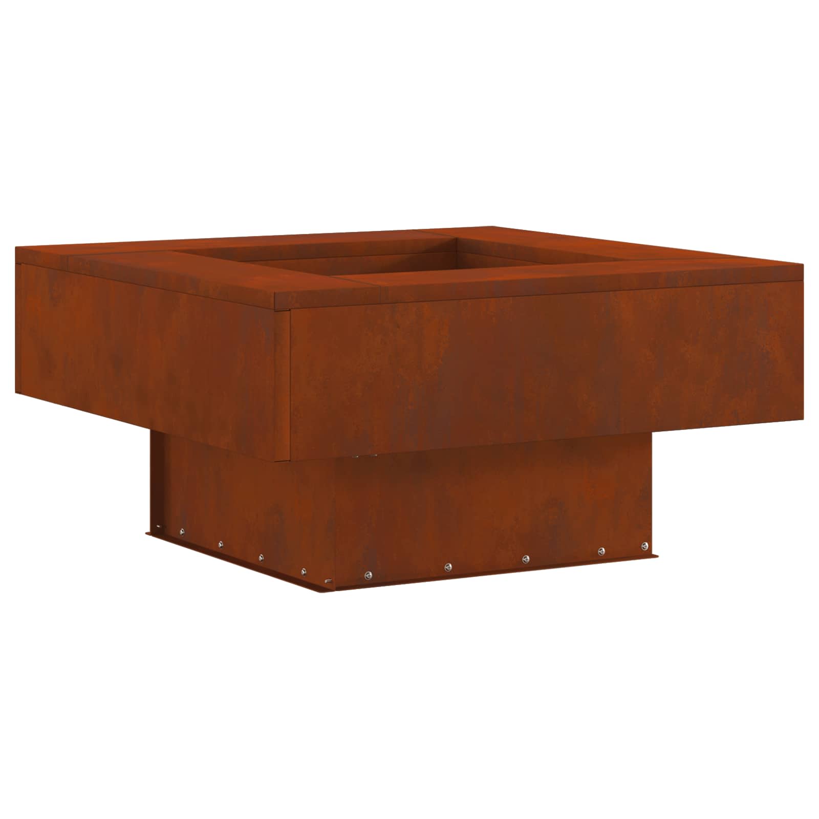Hoguera Marrón 60 x 60 x 30 cm Acero autopatinable