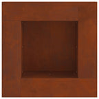 Hoguera Marrón 60 x 60 x 30 cm Acero autopatinable