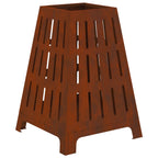 Hoguera Marrón 50 x 50 x 70 cm Acero autopatinable