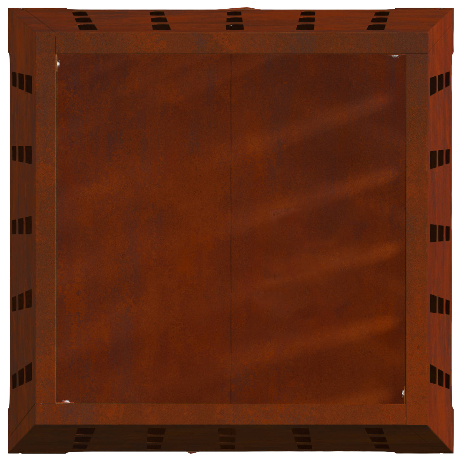 Hoguera Marrón 50 x 50 x 70 cm Acero autopatinable