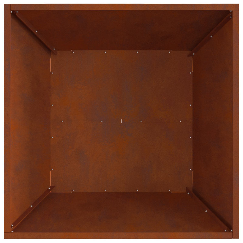 Hoguera Marrón 60 x 60 x 30 cm Acero al carbono