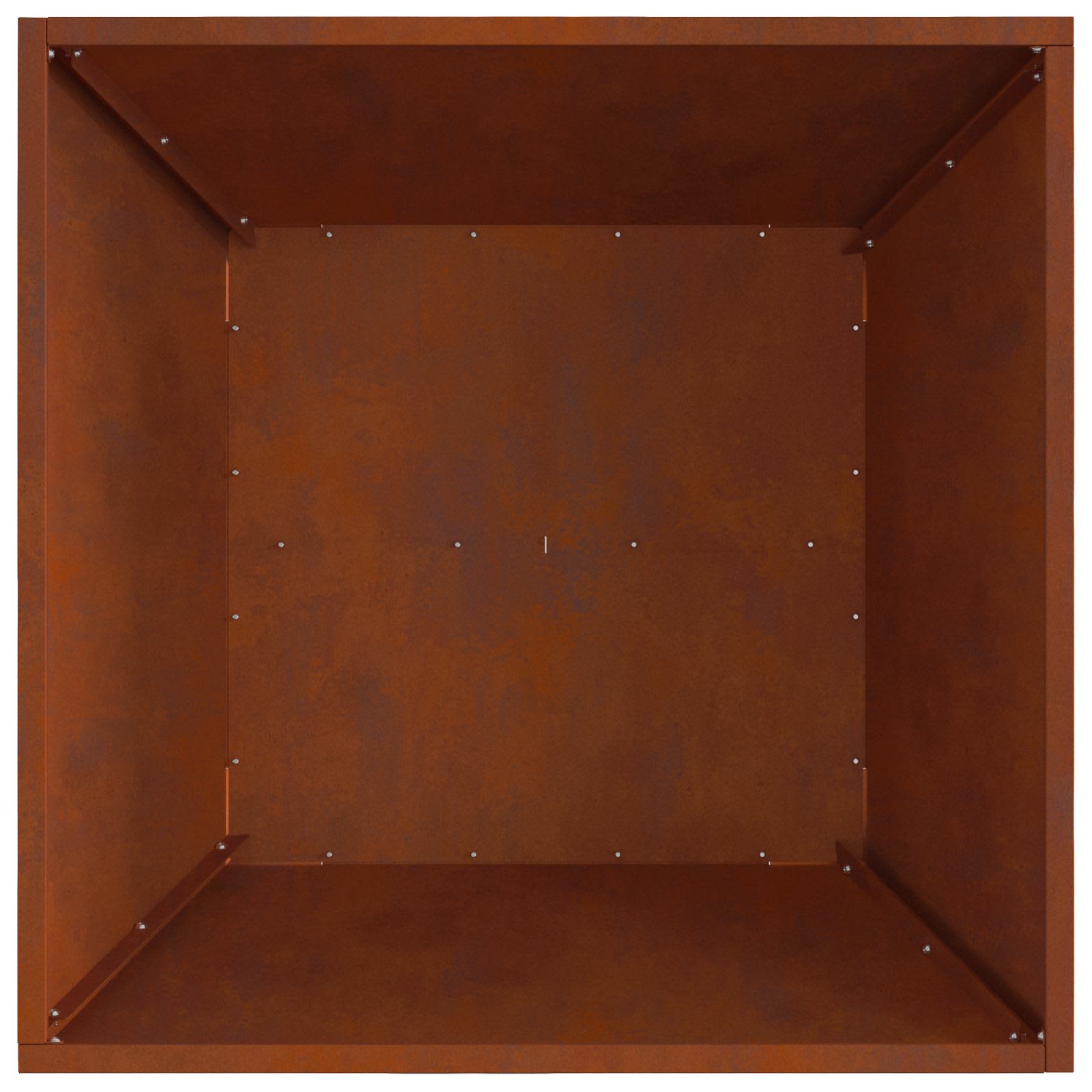 Hoguera Marrón 60 x 60 x 30 cm Acero al carbono
