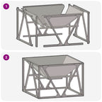 Hoguera Marrón 50 x 50 x 35 cm Acero autopatinable
