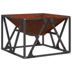 Hoguera Marrón 50 x 50 x 35 cm Acero autopatinable