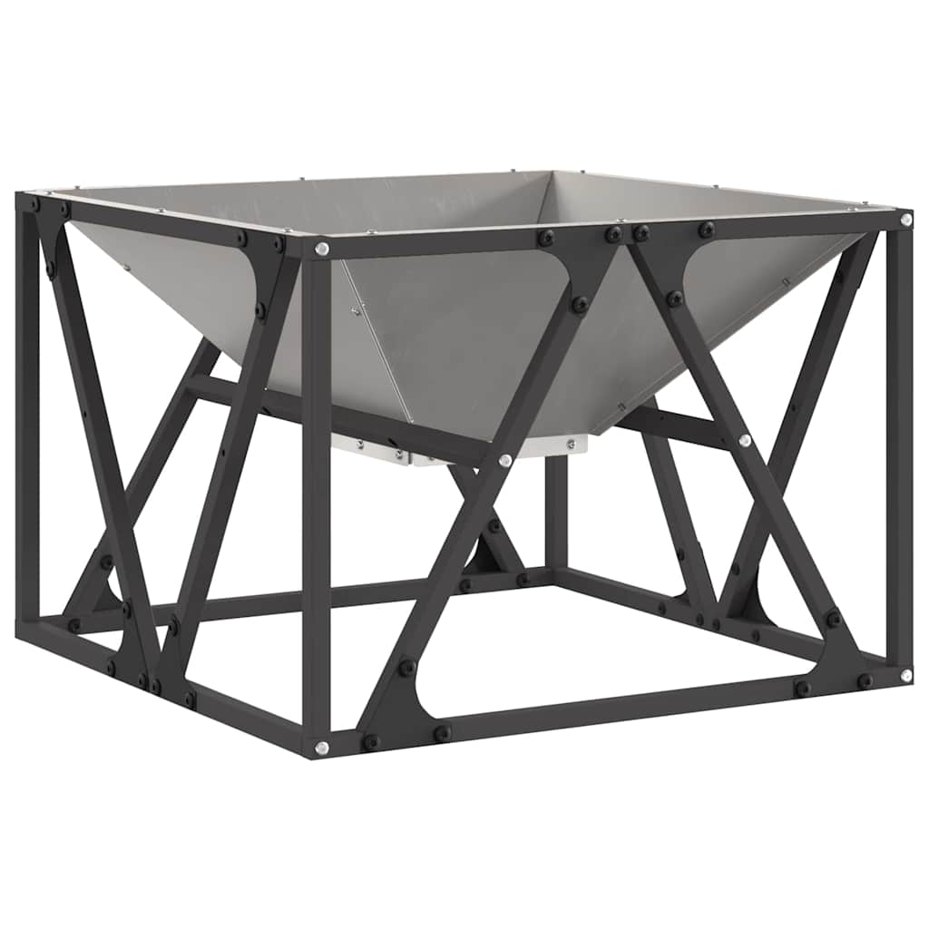 Hoguera Marrón 50 x 50 x 35 cm Acero autopatinable
