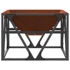 Hoguera Marrón 50 x 50 x 35 cm Acero autopatinable