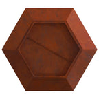 Hoguera Marrón 100 x 100 x 28 cm Acero autopatinable