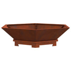 Hoguera Marrón 100 x 100 x 28 cm Acero autopatinable