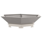 Hoguera Marrón 100 x 100 x 28 cm Acero autopatinable
