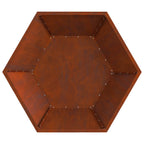 Hoguera Marrón 100 x 100 x 28 cm Acero autopatinable
