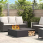 Fogueira Castanha 100 x 100 x 30 cm Aço Corten