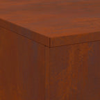 Hoguera Marrón 100 x 100 x 30 cm Acero autopatinable