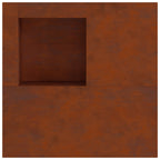Hoguera Marrón 100 x 100 x 30 cm Acero autopatinable
