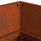 Hoguera Marrón 160 x 45 x 35 cm Acero