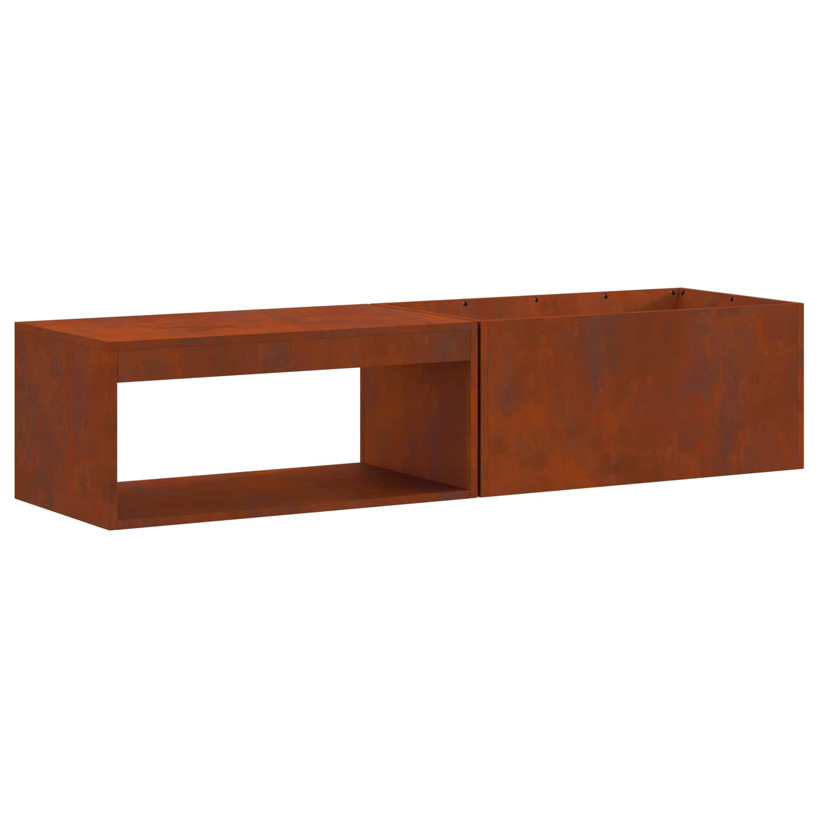 Hoguera Marrón 160 x 45 x 35 cm Acero