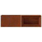 Hoguera Marrón 160 x 45 x 35 cm Acero