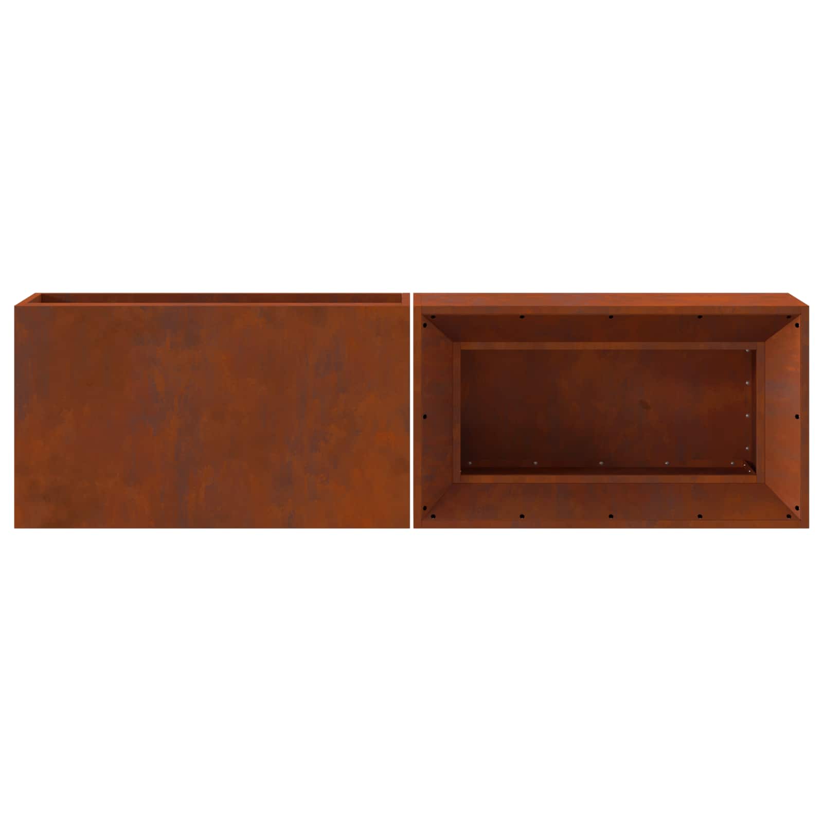 Hoguera Marrón 160 x 45 x 35 cm Acero