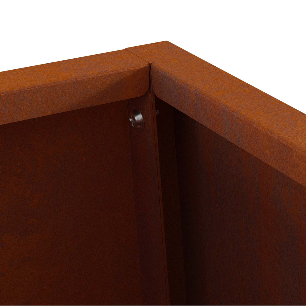 Hoguera Marrón 50 x 35 x 100 cm Acero autopatinable