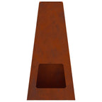 Hoguera Marrón 50 x 35 x 100 cm Acero autopatinable
