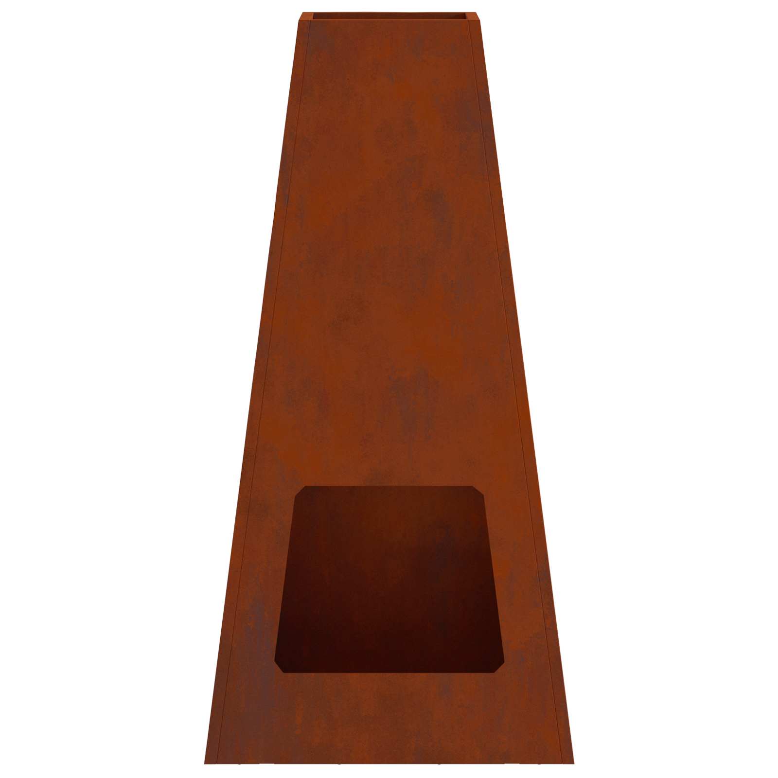 Hoguera Marrón 50 x 35 x 100 cm Acero autopatinable