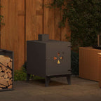 Estufa de camping Negro 35 x 50 x 60 cm Acero laminado en frío