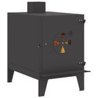 Estufa de camping Negro 35 x 50 x 60 cm Acero laminado en frío