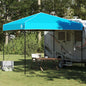 Blue Manual Canopy Tent 243 x 243 x 251 cm fabric