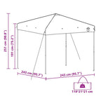 Carpa Dosel Manual Azul 243 x 243 x 251 cm tela