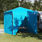 Blue Manual Canopy Tent 243 x 243 x 251 cm fabric