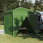 Blue Manual Canopy Tent 243 x 243 x 251 cm fabric