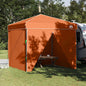Blue Manual Canopy Tent 243 x 243 x 251 cm fabric