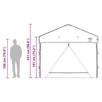 Carpa Dosel Manual Azul 290 x 290 x 251 cm tela