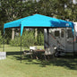Toldo Manual Azul 290 x 290 x 251 cm tecido