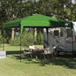 Toldo Manual Azul 290 x 290 x 251 cm tecido