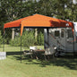 Toldo Manual Azul 290 x 290 x 251 cm tecido