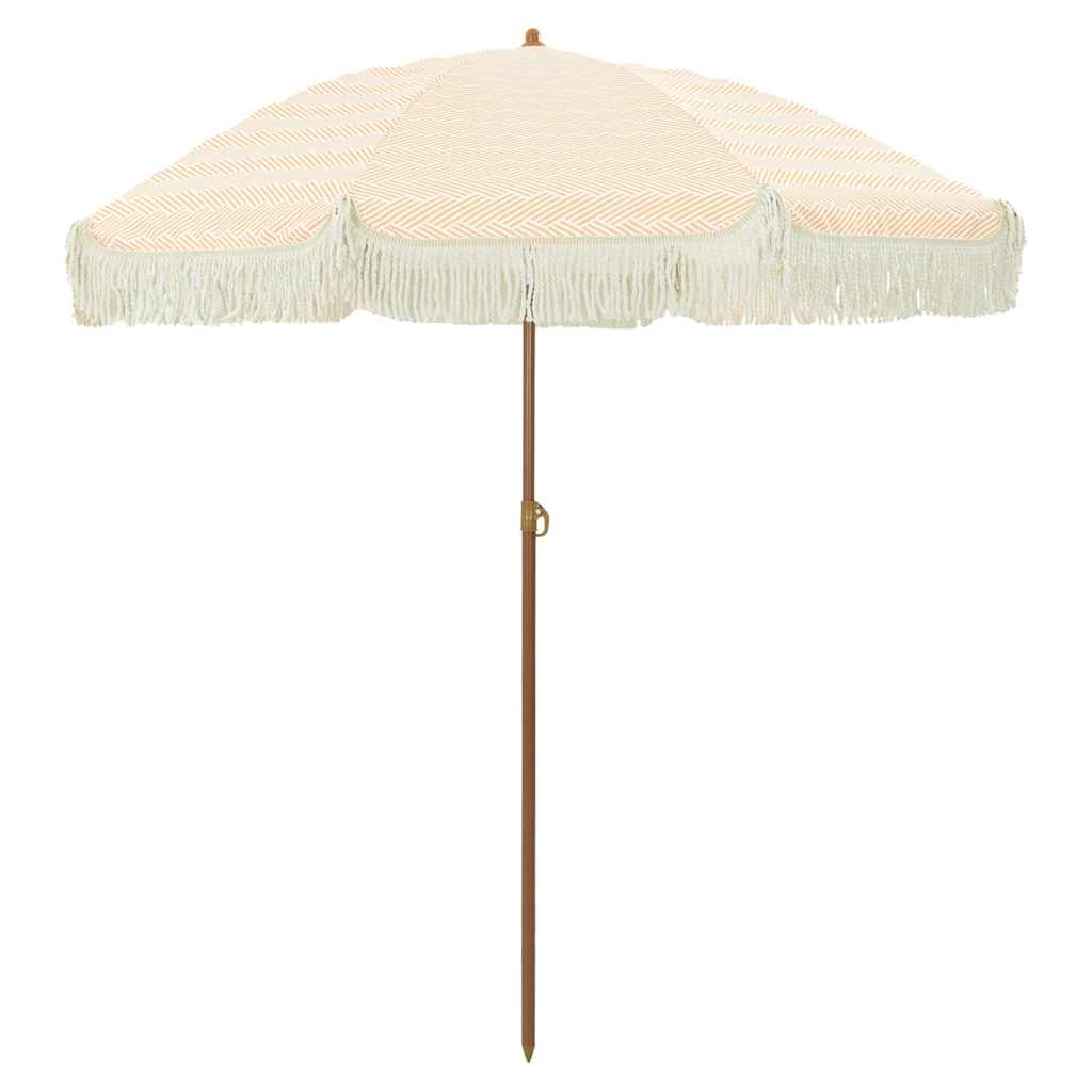 Parasol de playa Amarillo y 160 x 160 x 196 cm