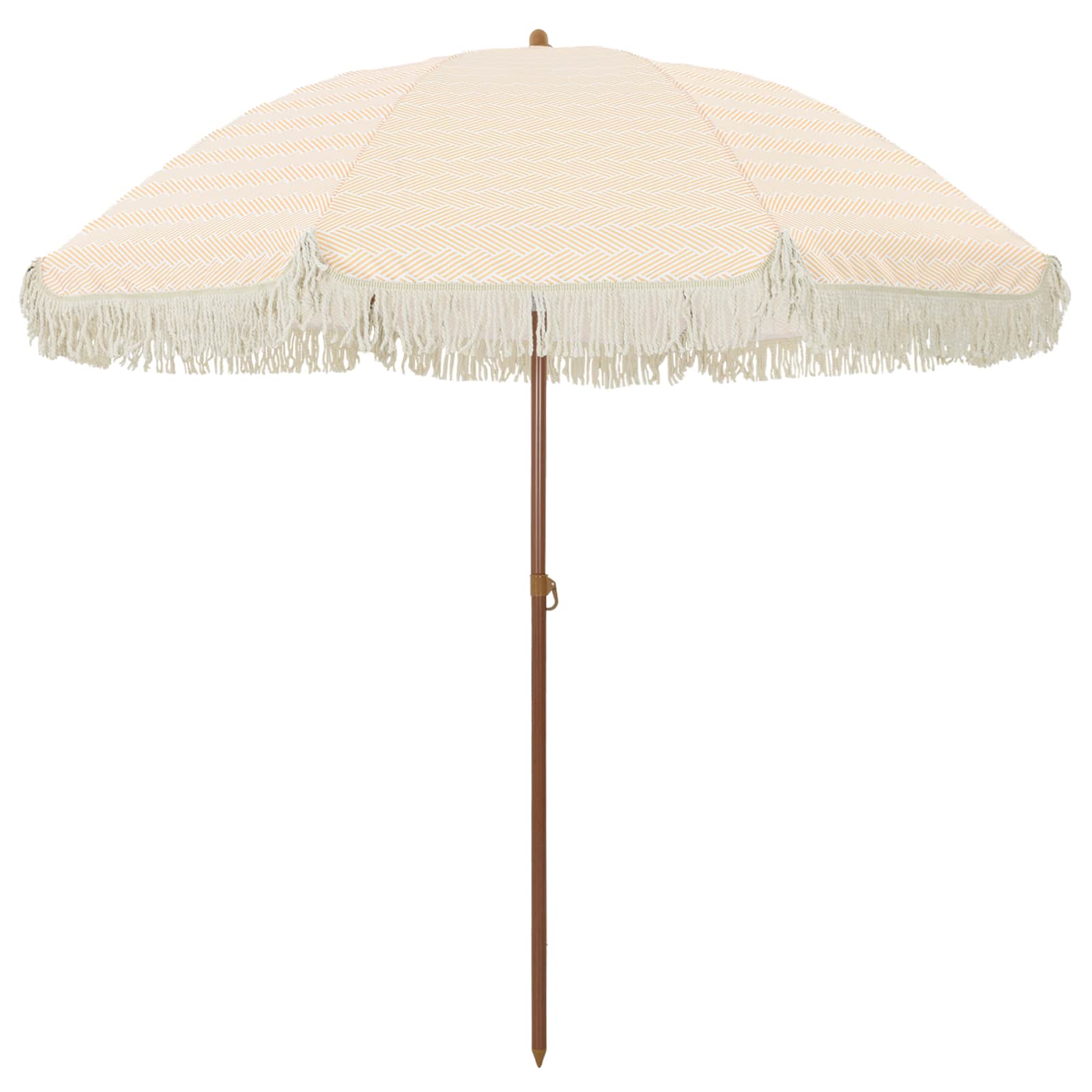 Parasol de playa Amarillo y 205 x 205 x 210 cm