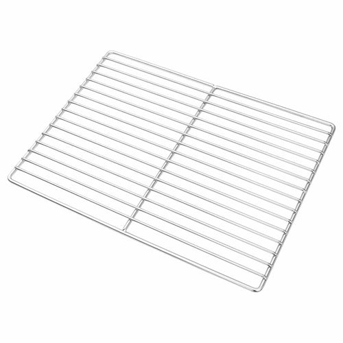 Rejilla de parrilla Plateado 40 x 30 cm Acero inoxidable