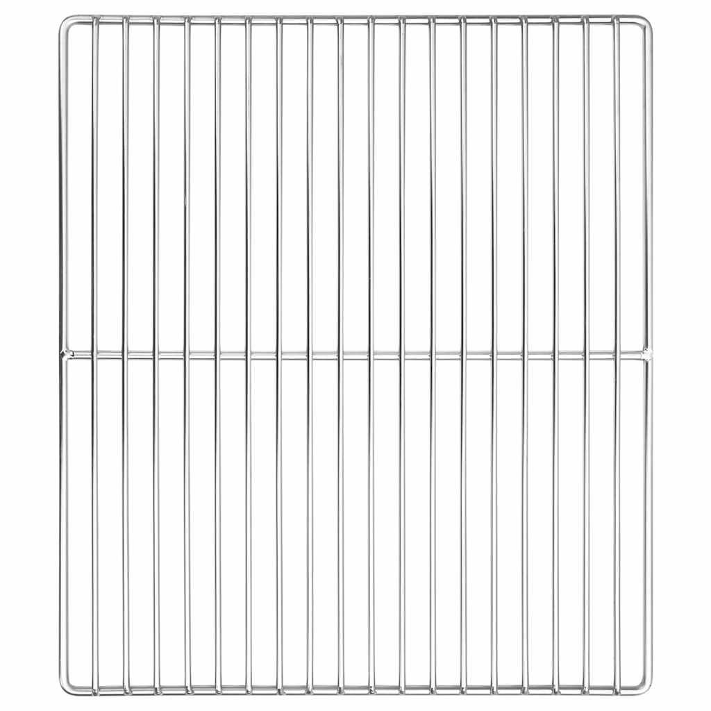 Rejilla de parrilla Plateado 40 x 30 cm Acero inoxidable