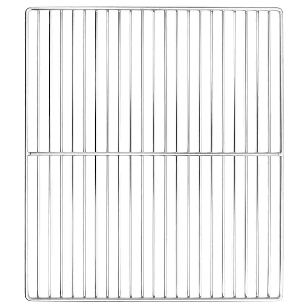 Rejilla de parrilla Plateado 40 x 30 cm Acero inoxidable