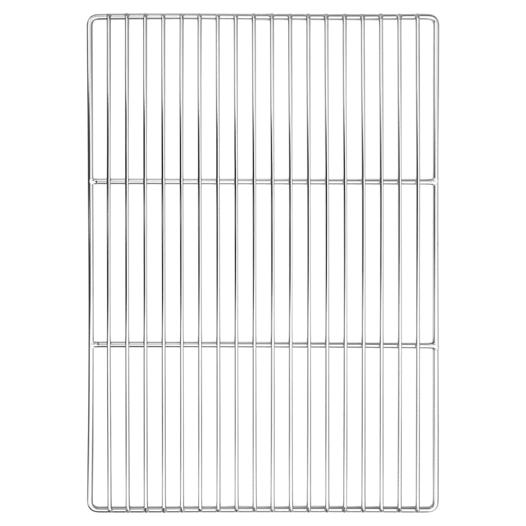 Rejilla de parrilla Plateado 40 x 30 cm Acero inoxidable