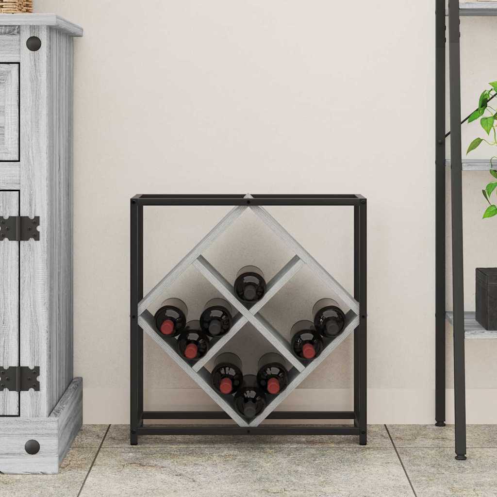Estante de Vino Gris Sonoma 51 x 18 x 52,5 cm