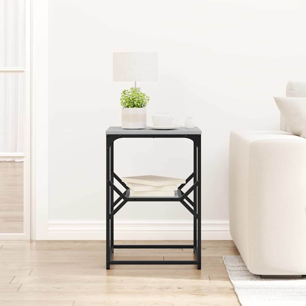 Mesa lateral Gris Sonoma 41 x 40 x 60 cm